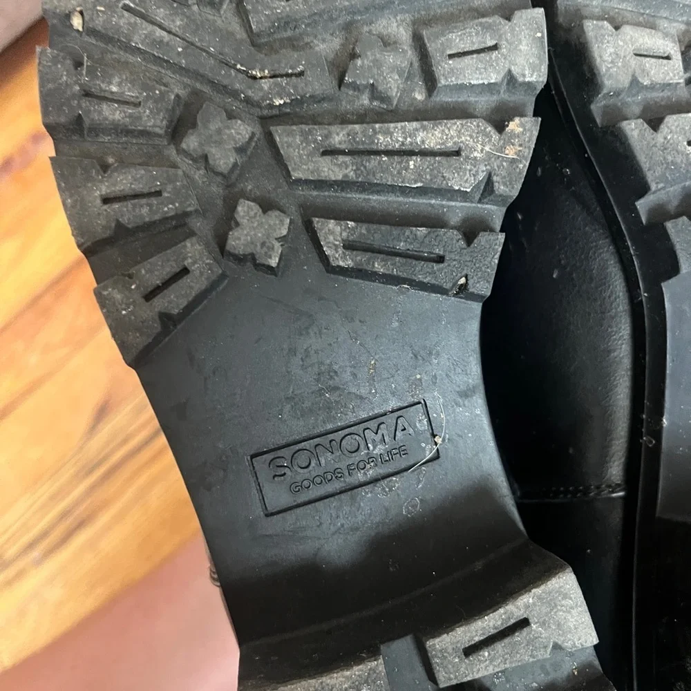 Sonoma Black Rugged Sole Footwear